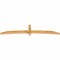 Ekena Millwork Bellingham Rough Sawn Timber Gable Bracket, Western Red Cedar, 108"W x 22"H x 4"D x 4"F, 5/12 Pitch GBW108X22X0404BEL00RWR - alternate 3